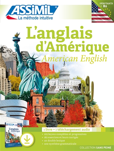 L'anglais d'Amérique : débutants, faux débutants, niveau atteint B2 : 1 livre + 1 téléchargement audio | Applefield, David