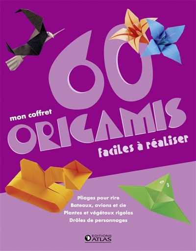 Mon coffret 60 origamis faciles à réaliser | 