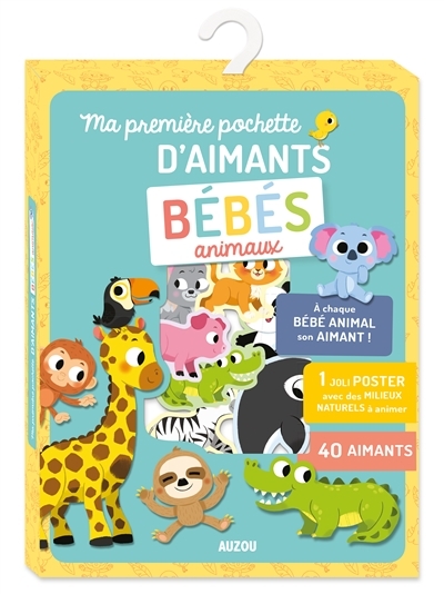Ma première pochette d'aimants - Bébés animaux | Barbieri, Pamela