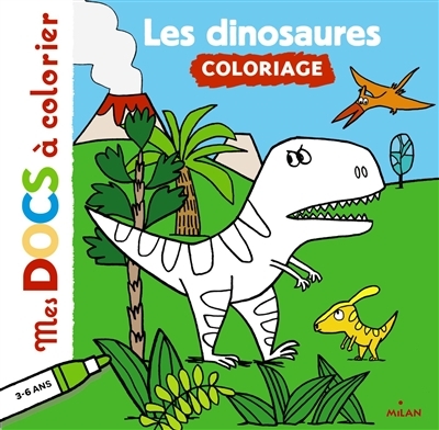 Dinosaures (Les) - Mes Docs à Colorier | Ledu, Stéphanie