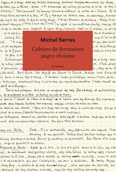 Cahiers de formation : pages choisies | Serres, Michel