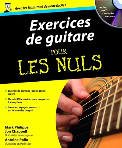 Exercices de guitare pour les nuls | Phillips, Mark