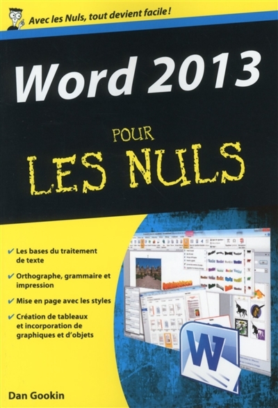 Word 2013 pour les nuls | Gookin, Dan