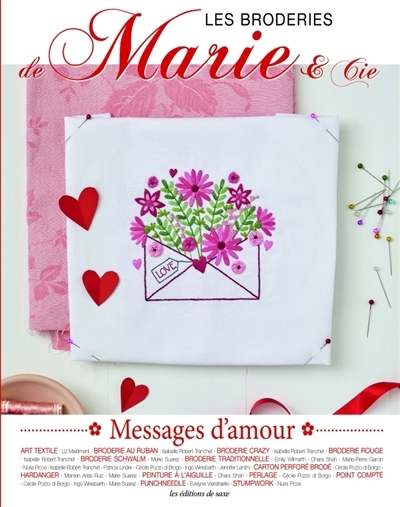 Broderies de Marie & Cie, n°23. Messages d'amour (Les) | 