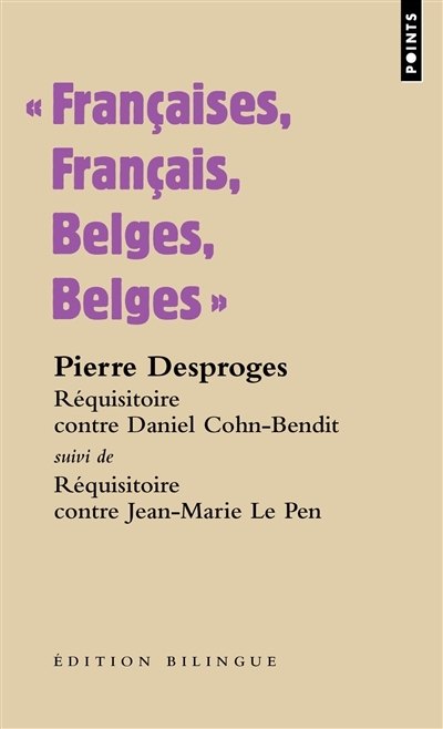 Françaises, Français, Belges, Belges | Desproges, Pierre