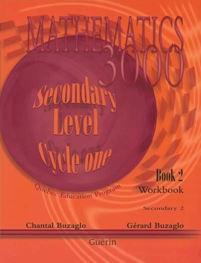 Mathematics 3000 : Secondaire 2 | Buzaglo, Chantal