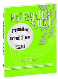 Mathematics 3000 - secondary 1 : preparation for end-of-year exams | Buzaglo, Chantal