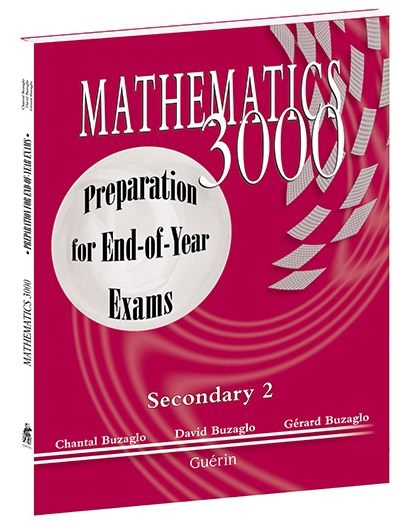 Mathematics 3000 : Preparation for end-of-year exams, 2eme secondaire | Buzaglo, Chantal
