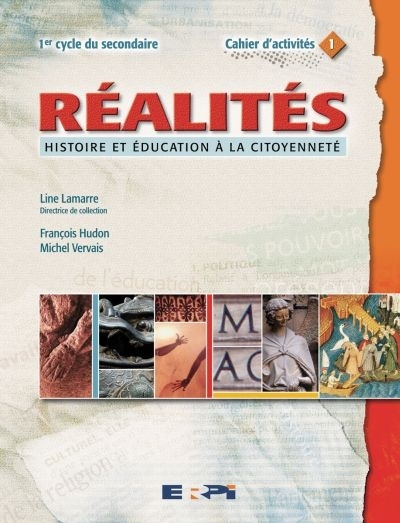 Réalités - Cahier d'activités 1 | Hudon, François