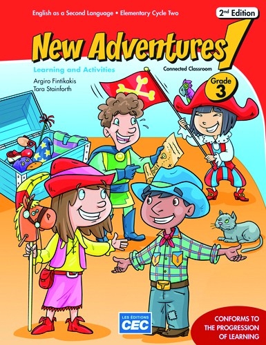 New Adventures - Learning and Activities Book - 3e année - 2e édition | ARGIRO FINTIKAKIS, TARA STAINFORTH