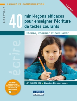 40 mini leçon efficaces pour enseigner l'écriture de textes courants | Jamison Rog, Lori