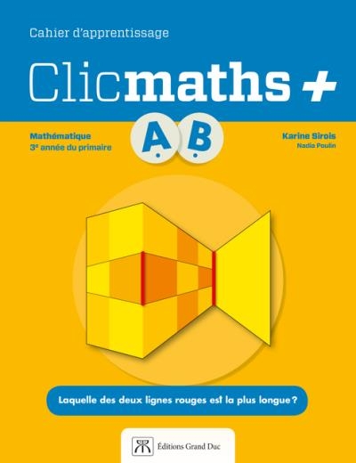 Clicmaths+ 3e année - Cahier A et B | 