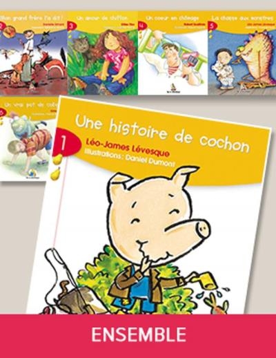 Ensemble des petits rats 1 jaune - Livrets 1 à 6 | Léo-James Lévesque, Danielle Simard, Gilles Tibo, Robert Soulières