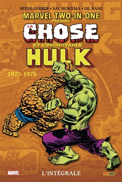 Marvel two-in-one : l'intégrale T.01 - La Chose et l'incroyable Hulk  | 