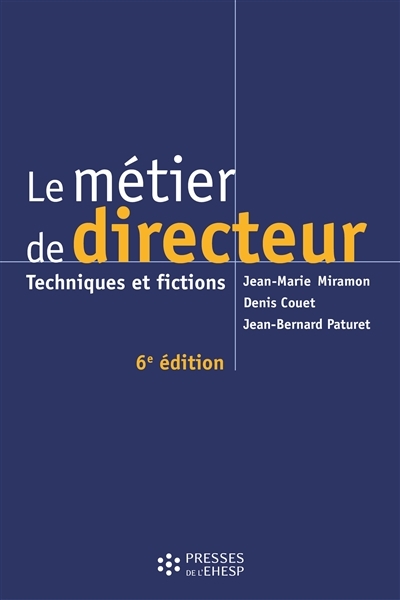 métier de directeur (Le) | Miramon, Jean-Marie
