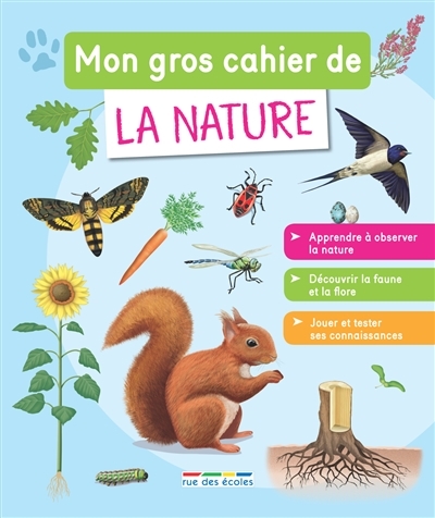 Mon gros cahier de la nature | Démoulin, Marion