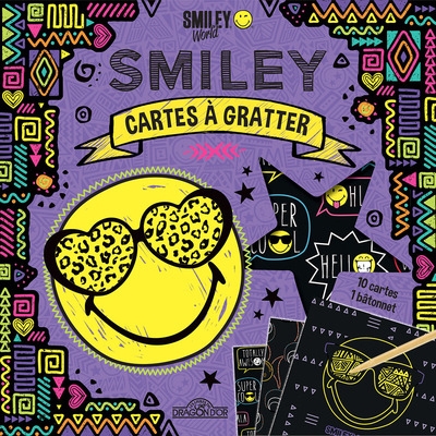 Smiley World - Cartes à Gratter Mauve | Smileyworld