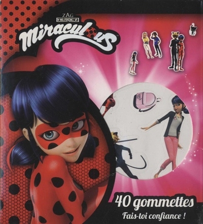 Miraculous, 40 gommettes | C., Madeleine