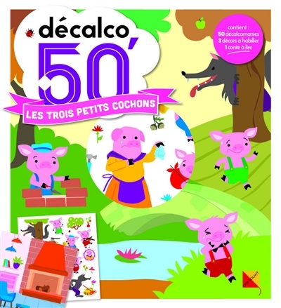 Décalco 50 - Les trois petits cochons | Pimchou