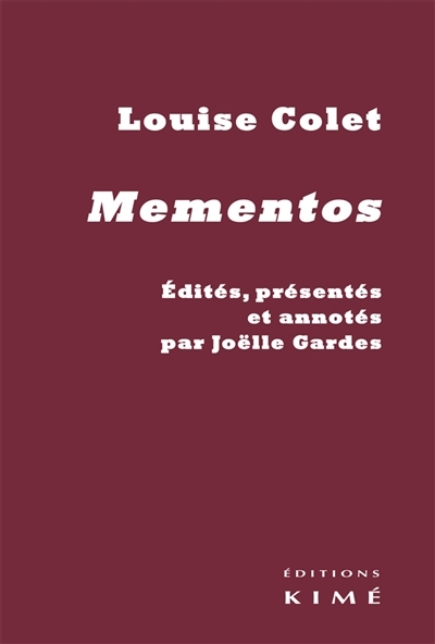 Mementos | Colet, Louise