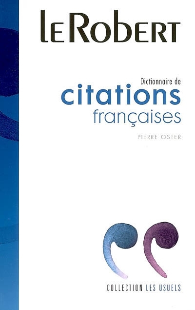 Dictionnaire de citations françaises | 