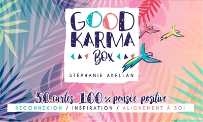 Good karma box : 50 cartes 100% pensées positives  | Abellan, Stéphanie