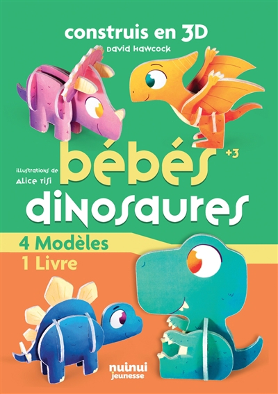 Construis en 3D : Bébés dinosaures | Bricolage divers