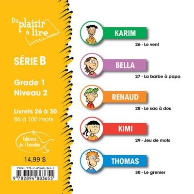 Du plaisir à lire - Série B (Grade 1 - Niveau 2 ) | Audet, Mario