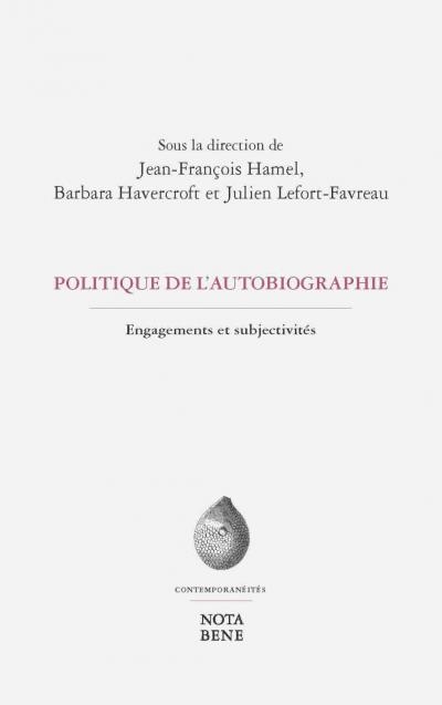Politiques de l'autobiographie  | Havercroft, Barbara