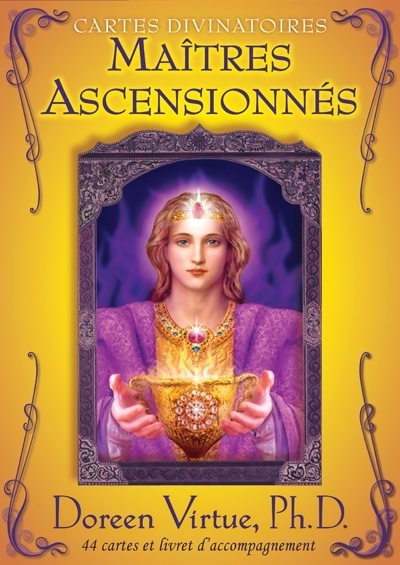 Cartes - Divinatoires des Maîtres Ascensionnés  - Un Jeu de 44 Cartes et Guide d'Accompagnement | Virtue, Doreen