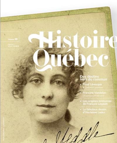 Histoire Québec T.28 no. 1 - Portraits et familles | Achard, Flavie