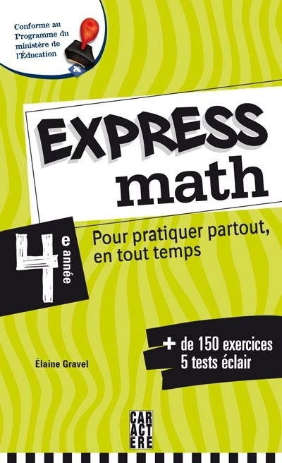 Express math 4e année  | Gravel, Élaine