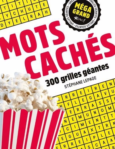 Méga grand - Mots cachés : 300 grilles géantes | Lepage, Stéphane (Auteur)