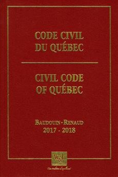 Code civil du Québec 2017-2018  | Baudouin, Jean-Louis