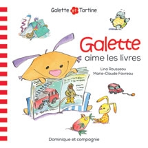 Galette aime les livres  | Rousseau, Lina
