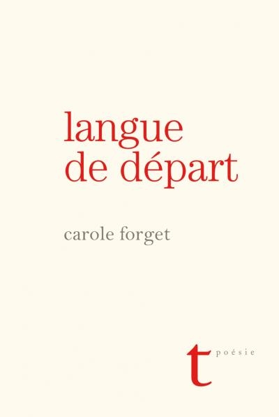 Langue de départ  | Forget, Carole