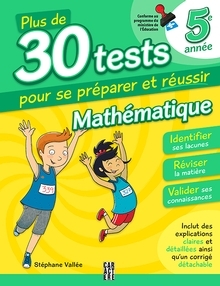 30 tests mathématique 5e année | Laberge,Colette
