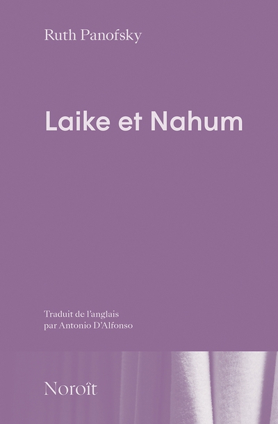 Laike et Nahum : Un poème à deux voix | Panofsky, Ruth