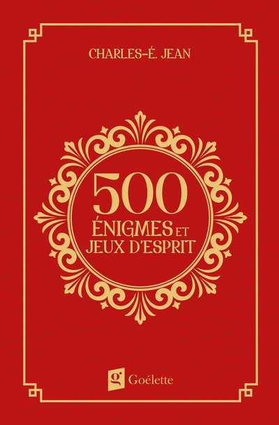 500 énigmes et jeux d'esprit | Jean, Charles-É.