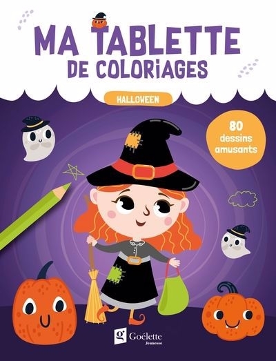 Ma tablette de coloriages - Halloween : 80 dessins amusants | 