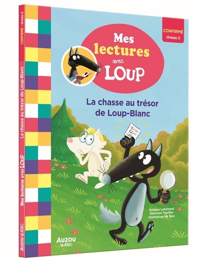 Mes lectures de 1re primaire avec Loup - Chasse au trésor de Loup-Blanc (La) | Lallemand, Orianne