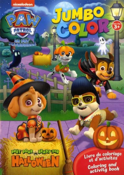 Jumbo Color - Pat Patrouille Halloween | 