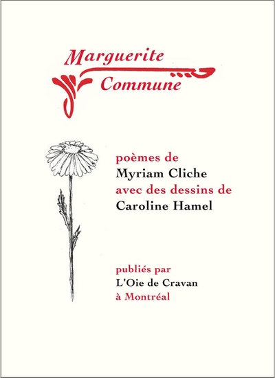 Marguerite Commune | CLICHE, MYRIAM  - HAMEL, CAROLINE 