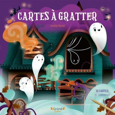 Cartes à gratter : L'Halloween | Martel, Amélie (Illustrateur)