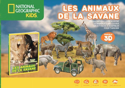 National geographic kids - Les animaux de la savane | 