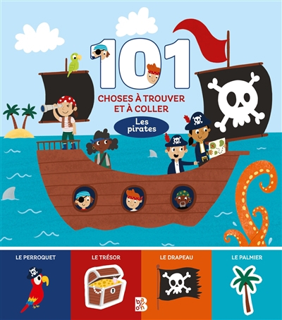 Pirates : 101 choses à trouver et à coller (Les) | 