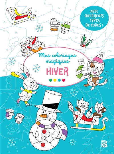 Mes coloriages magiques - Hiver | Nicolle, Isabelle