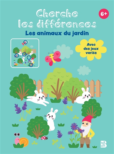 Animaux du jardin : cherche les différences (Les) | KaaTigo