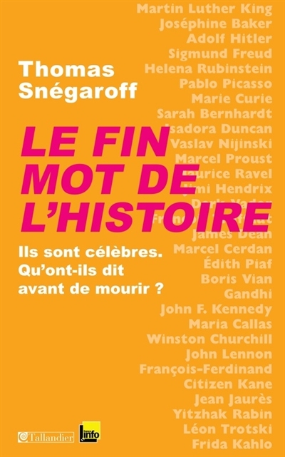fin mot de l'histoire (Le) | Snégaroff, Thomas