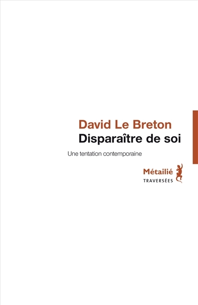 Disparaître de soi | Le Breton, David